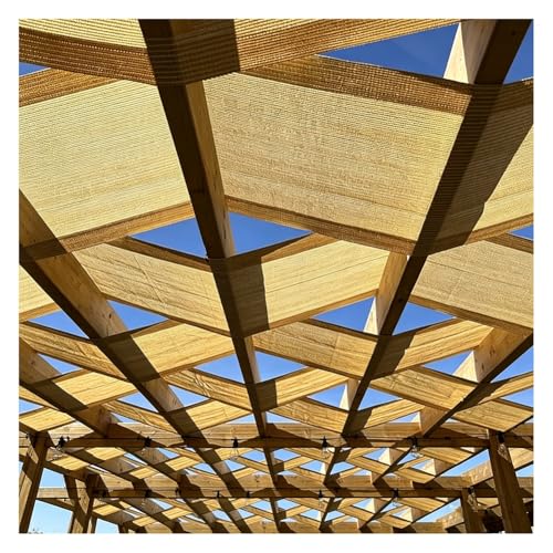 Vela de sombra rectangular 0.5x4m toldo lona protector solar para terraza exterior con cuerda 3