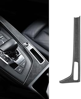BETTERHUMZ Centre Console Switch Panel Cover Trim Compatible with Audi A4 S4 B9 A5 S5 RS5 2017-2024 for Alcantara Strip Sticker Car Interior Accessories (for Alcantara)