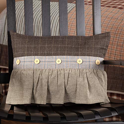 Vhcbrandsrusticlodgefarmhousepillowsthrowsrorygreyruffled14x18pillowpillow14x18  Urban Country Home Decor Vhc brands rustic lodge farmhouse pillows throws rory grey ruffled 14 x 18 pillow pillow 14×18  urban country home decor