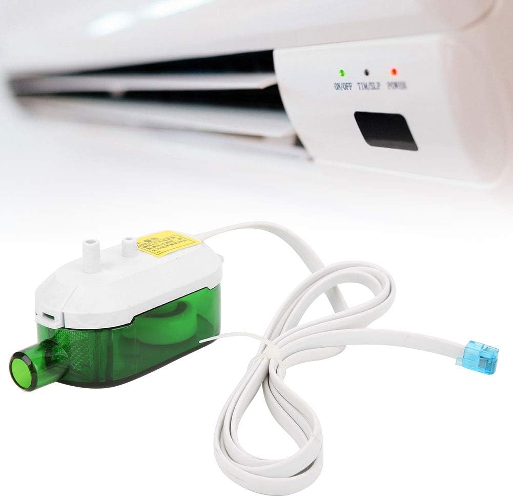 Close-up of the Fafeicy PC-40B water level sensor unit with its connecting cable.