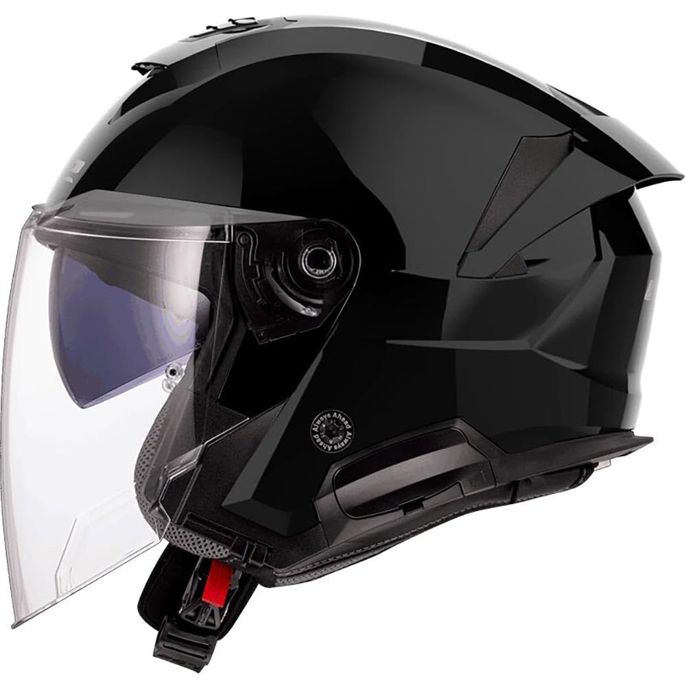 LS2, Casco Moto Jet VERSO II SOLID Gloss Black, S