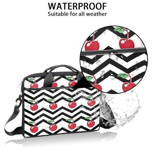 Maletín para Laptop Retro Fruit Chevron 15" miniatura 3