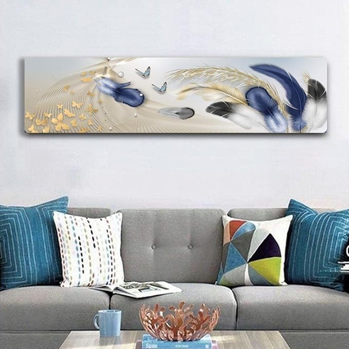 Image of Polyester Printed Air Conditioning Dust Cover Folding Designer Ac Cover For Indoor Split Ac 1.5 Ton (97X 31X 21 Cm ) (Butterflies)