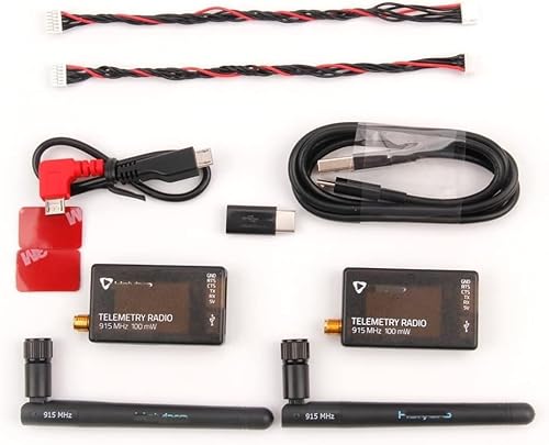 [Drone Accessories] Drone Accessories for Holybro for SIK Telemetry Radio V3 100mW 433MH 915MHz Open-Source SIK firmware Plug-n-Play for Pixhawk Standard Flight Controllers Replaceable (Color : 915MHz