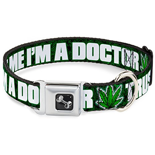 Collier pour chien Buckle Down Dc-w34605-wl en nylon imprimé vert - 2
