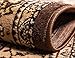 Unique Loom Reza Collection Traditional Persian Style Area Rug, 8 x 10 ft, Brown/Ivory