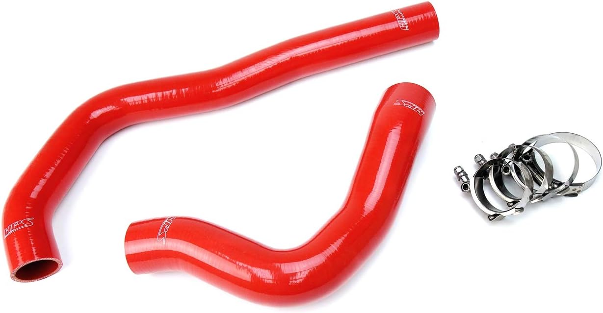 HPS 57-1222-BLK Black Silicone Radiator Coolant Hose Kit