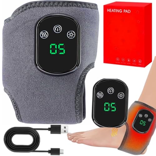 3 En1 Masajeador de Pies, Aparato de Masaje para Pies Portátil Eléctrico, 3 Modos de Vibración, 5 Niveles de Calor, Tobillera Calefactada, Temporizador Inteligente para Piernas Sin Dolor y Vitales 3 En1 Masajeador de Pies, Aparato de Masaje para Pies Portátil Eléctrico, 3 Modos de Vibración, 5 Niveles de Calor, Tobillera Calefactada, Temporizador Inteligente para Piernas Sin Dolor y Vitales