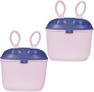 Totority 2 Pçs Caixa De Leite Em Pó Fórmula Do Bebê Em Pó Recipiente De Alimentos Lanche Recipiente De Leite Em Pó Do Bebê Recipiente De Fórmula Recipientes De Armazenamento De Leite Em Pó