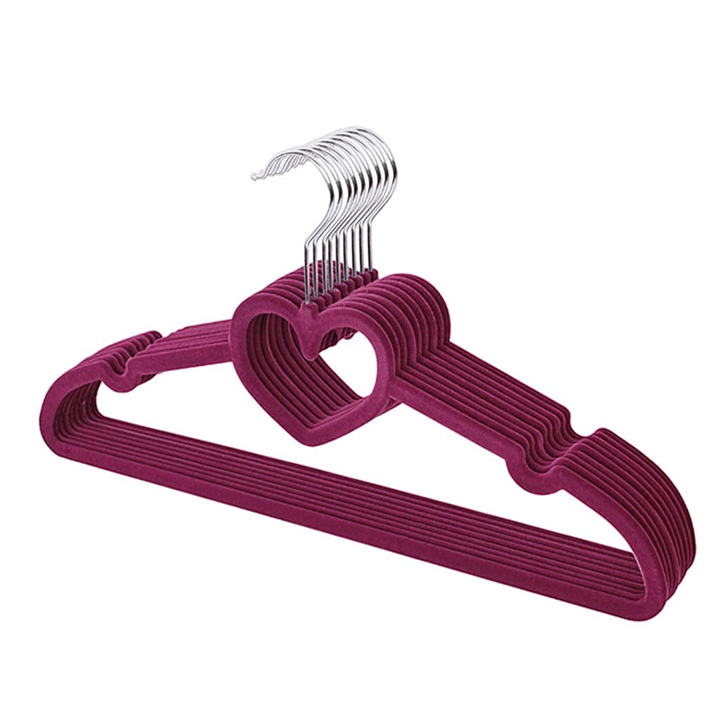 MOBYGKFY 20pcs Portable Cute Clothes Hanger Clothes Coat Plastic Hangers Hook Household Kids Pants Hangers For Clothes Hanger(Purple)