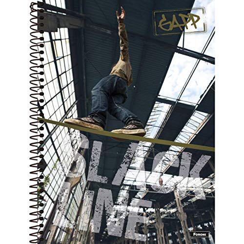 Caderno de 10 Matérias, Gapp, Foroni, 200 Folhas, Capa Dura, Universitário, 200x275mm, Pacote com 4