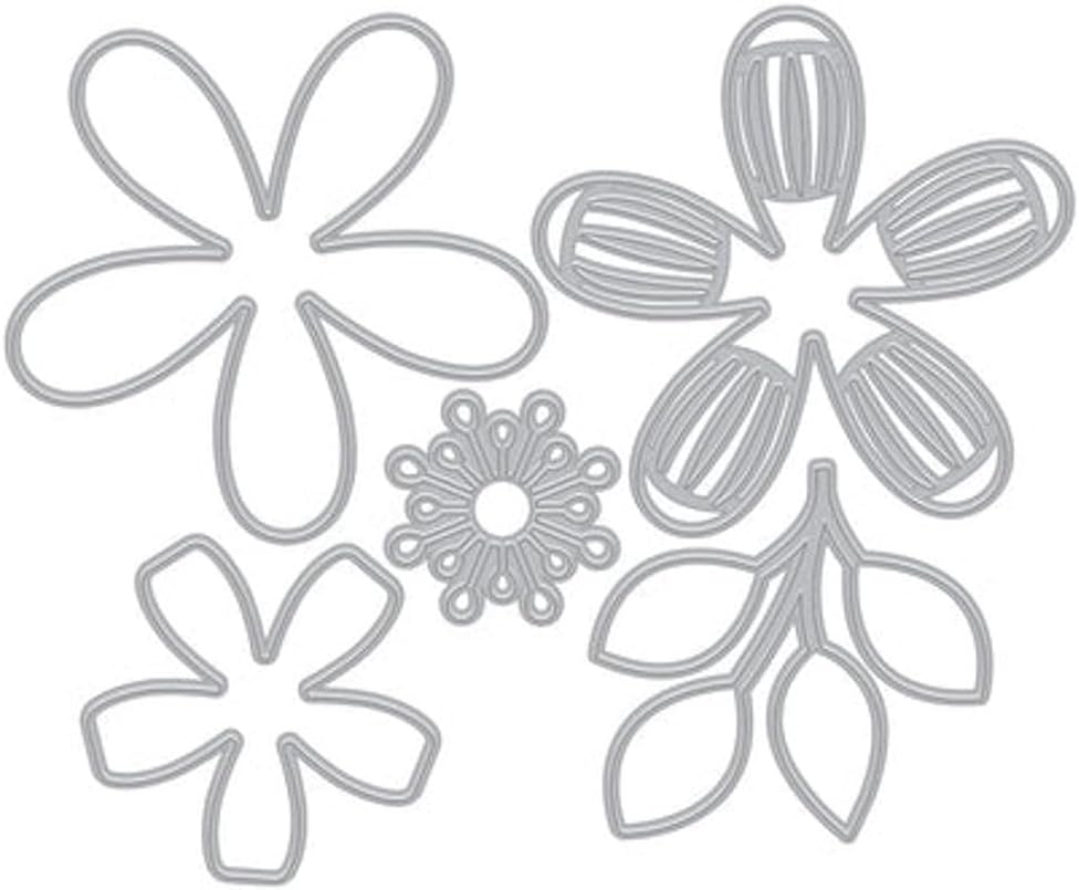 Spellbinders DF233 Hero Arts Large Flower Layering Fancy Dies from the Friendship Blooms Collection