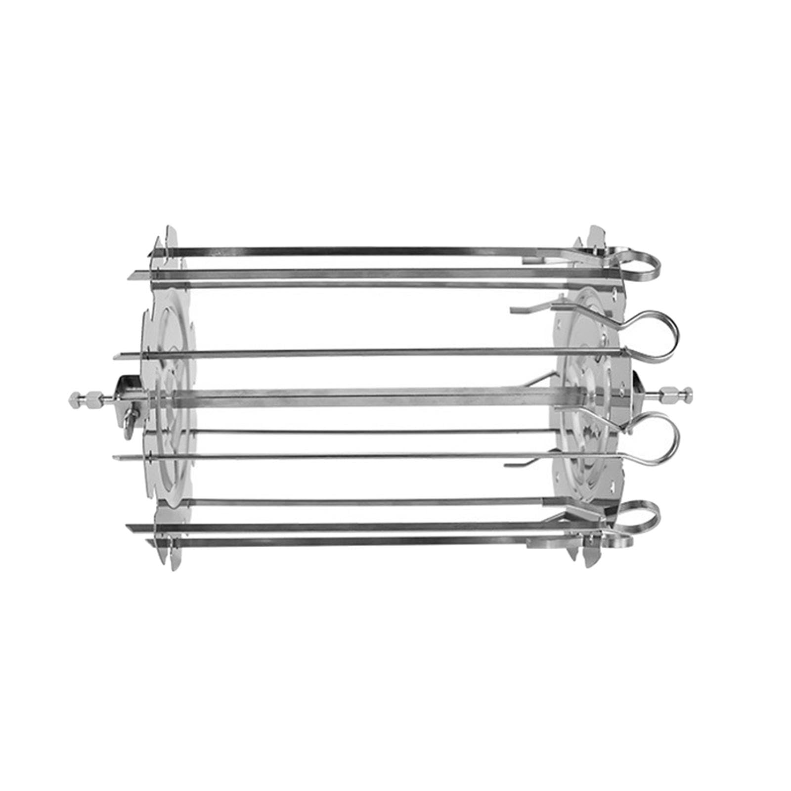 MERISHOPP® Rotisserie Kebab Skewer Set Rotisserie Kabob Rod for Steak French Fries Meat
