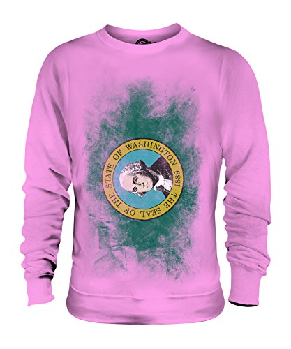Sweat-shirt Washington État à motif drapeau dégradé pour homme et femme
