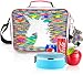 Produktbild Einhorn Isoliertasche Lunchbox Tasche Kinder Brotbeutel kühltasche Lunchtasche Flip Sequin Tote Lunchpakete mit Schultergurt, Picknicktasche Mittagessen Tasche Geschenke für Mädchen in der Schule
