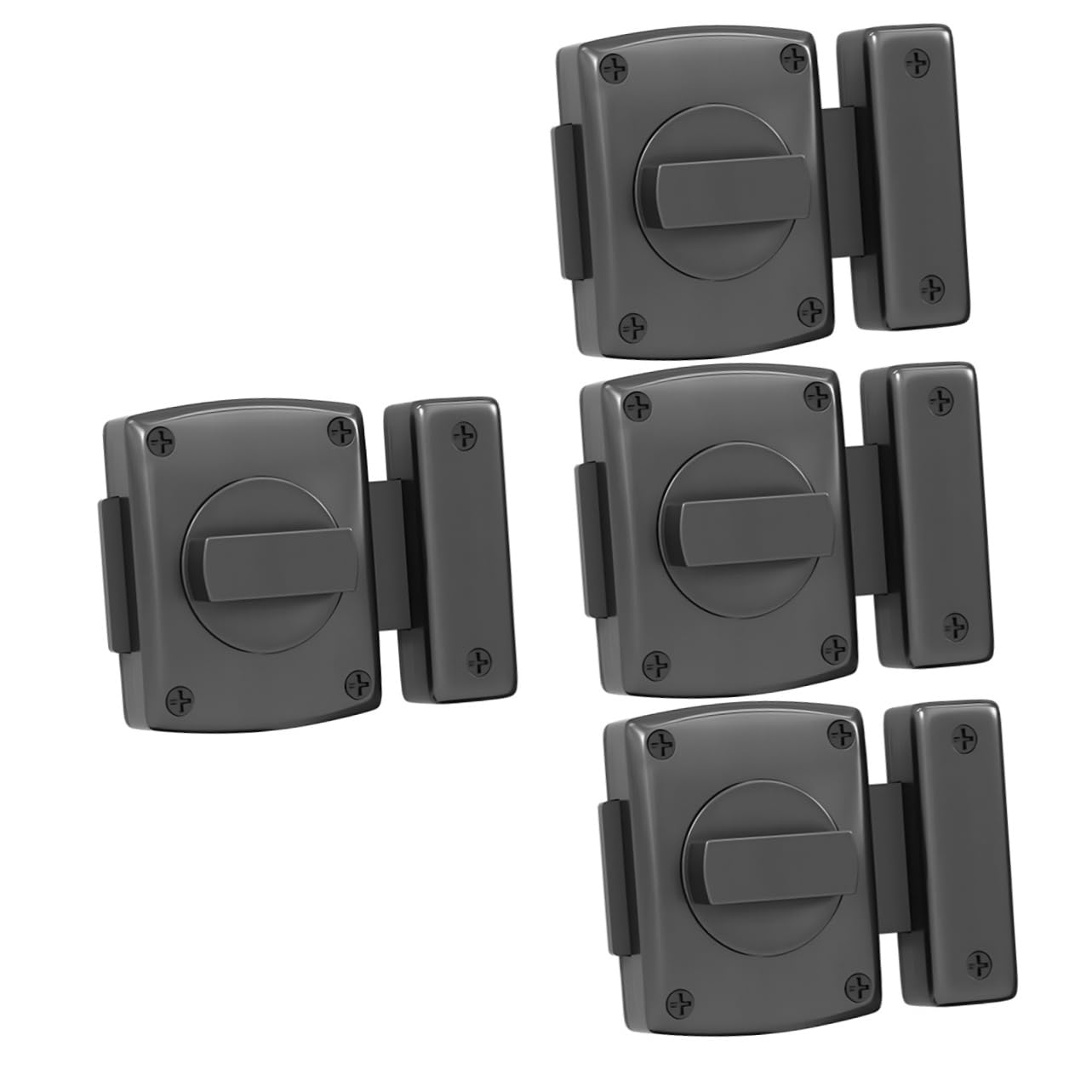 Serrure à coulissant durable avec installation facile pour placard et porte intime NUOBESTY