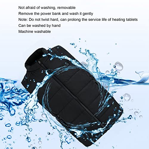 8 Heat Zones Electric Heated Vest for Office USB Heating Down Vest, Washable Down Cottonfor Office4
