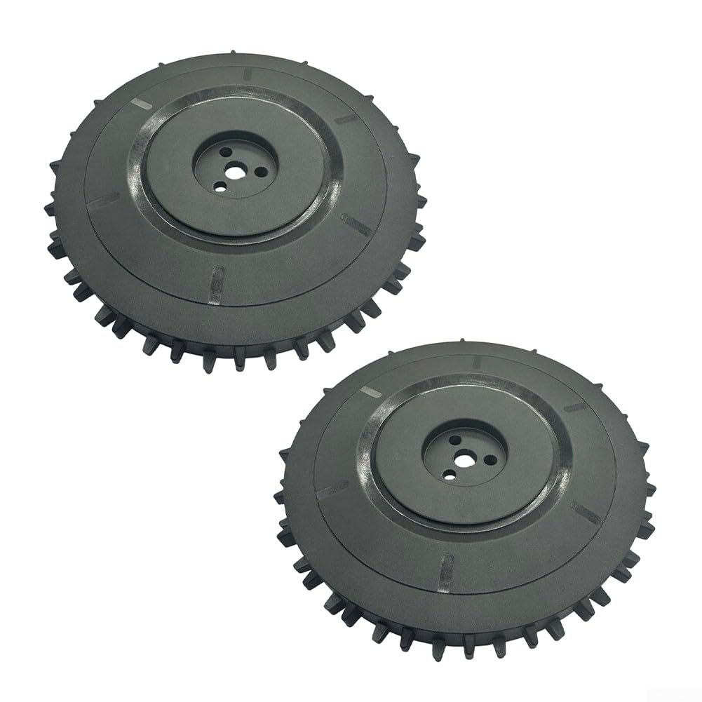 2 ruedas todoterreno para Segway Navimow i105E i108E i110N, 35% de subida, neumáticos de polietileno resistentes con perfil para robot cortacésped, tracción mejorada en terrenos irregulares