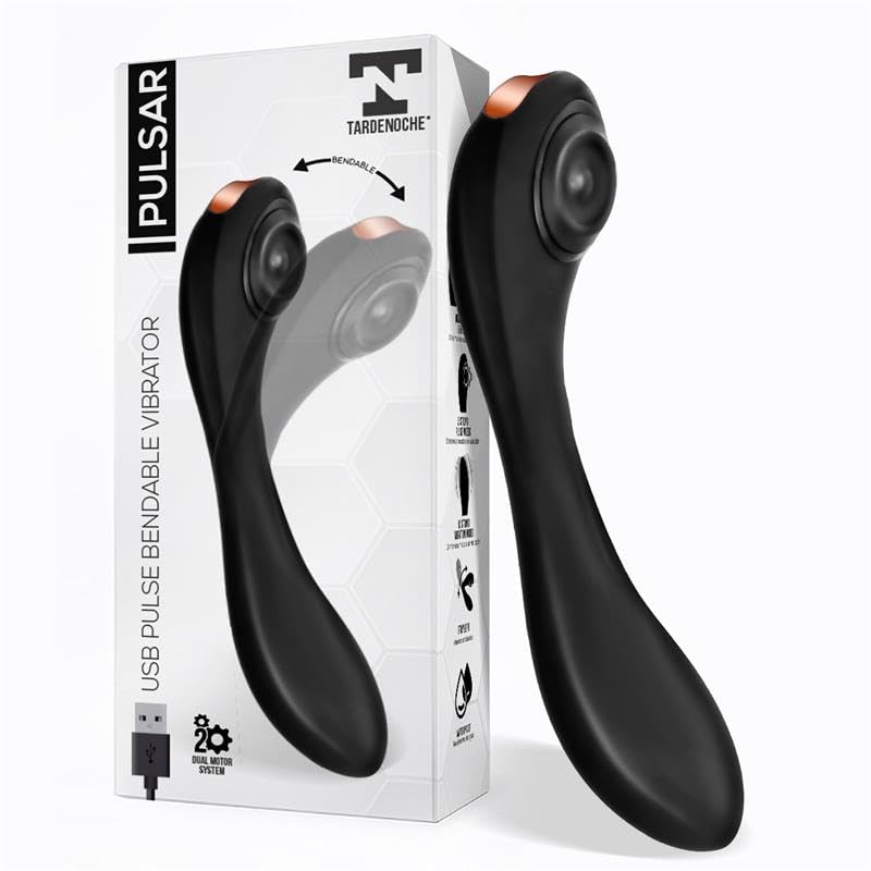 Vibrateur Pulsar ajustable pour cibler les zones érogènes en silicone