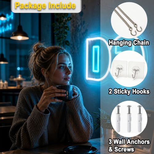 Image of Do It Neon Sign for Wall Decor Light Up Sign Led Signs for Room Party Home Wall Decor USB Powered