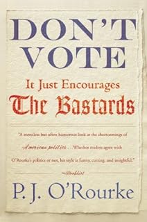 Don't Vote It Just Encourages the Bastards