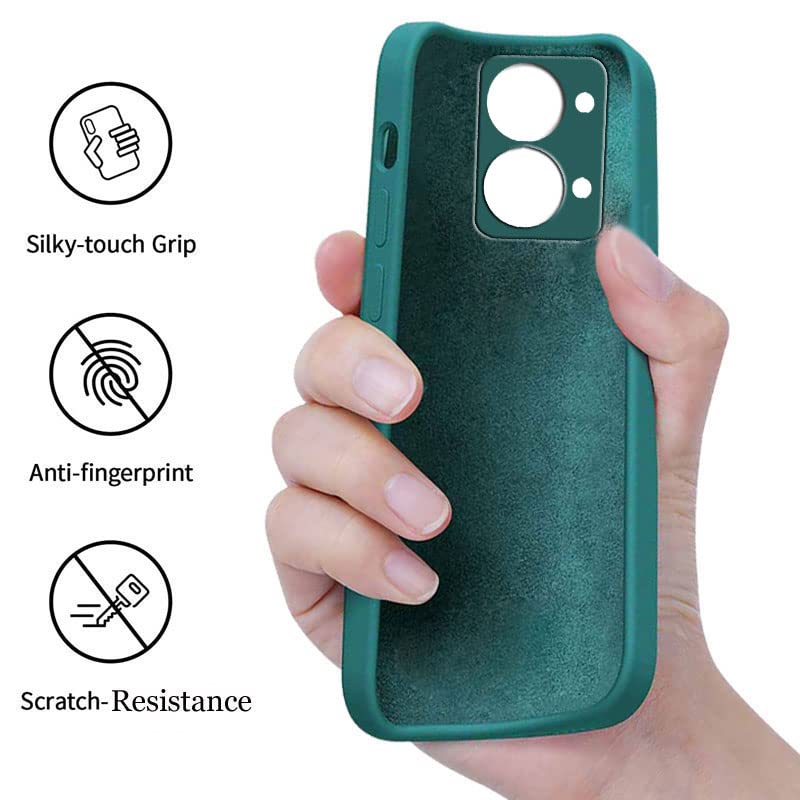 Image of A rtistque Back Cover Case for OnePlus Nord 2T 5G with Camera Protection | Shockproof TPU | Stylish Protective Design | Slim Fit | Ultra Matte | OnePlus Nord 2T 5G Back Cover - Green