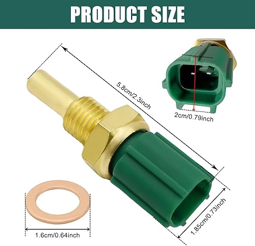 Miniatura 2 de Sensor de Temperatura del Refrigerante del Motor, Sensor de Temperatura del Agua, Sensor de Unidad de Envío de Temperatura del Agua del Automóvil