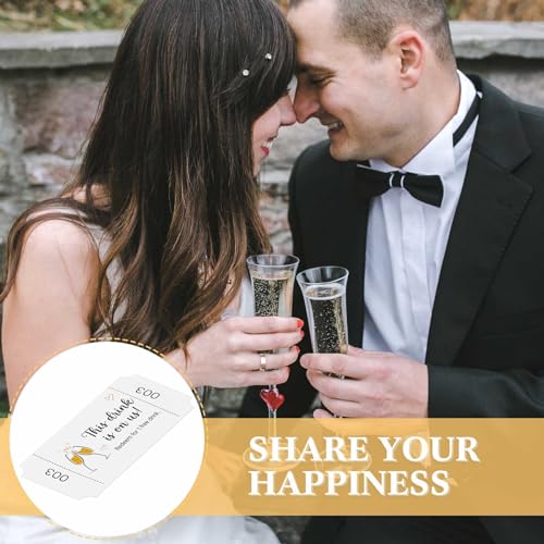 Zonon 500 Pieces Drinks Tokens This Drink is on Us Tickets Wedding Tickets Roll Events Tokens for Weddings Parties for Beverage Party Supplies(Fresh Style) - Image 4