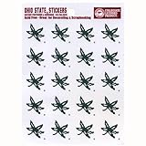 Victory Postcards NCAA Ohio State Buckeyes Leaf Logo Stickers Set [Scarlet] - Acid-Free Easy Peel...
