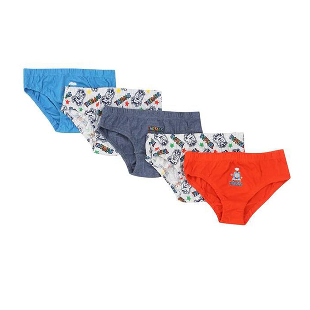 Mothercare Baby Boy's Regular fit Floral Underpants Set (Pack of 5) (SE404-1_Blue_18-24M)