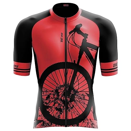 Camisa Ciclismo Masculina Roupa para Ciclista Bike Bicicleta Cor:Azul+Verde;TAMANHO:G
