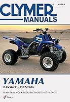 Yamaha YFZ350 Banshee, 1987-1995: Clymer Workshop Manual (M486) 0892876301 Book Cover