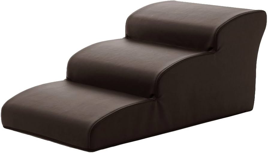 Amazon.co.jp: 日本製ドッグステップPVCレザー、犬用階段3段タイプ Amazon.co.jp: 日本製ドッグステップPVCレザー、犬用階段3段タイプ