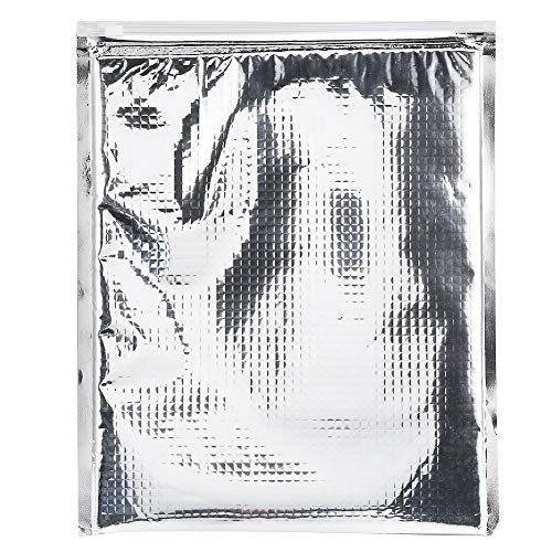 VGEBY1 Insulated Bags, Double-Sided Self-Sealing Aluminium Insulated Cooler Bags for Picnic Camping (30 x 35 cm), Silver - Image 3