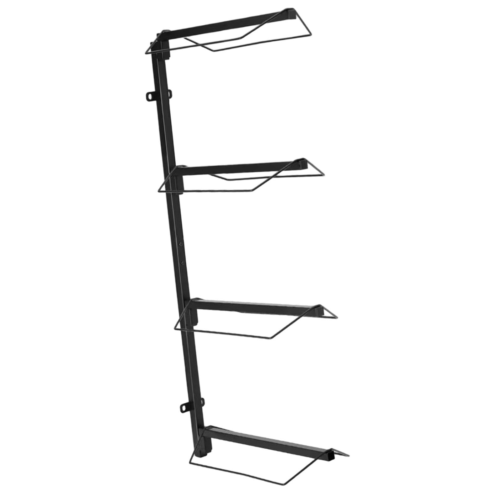 Amagogo Saddle Rack Wall Mounted Saddle Stand Saddle Organizer 4 Tier Saddle Holder Equestrian Equipment for Horse Tack Room Farm