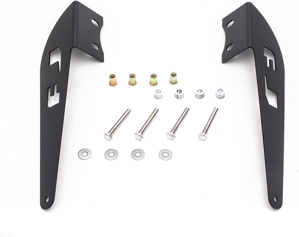 FJ Cruiser Led Light Bar Mount Roof Rack Mounting Brackets Upper Windshield A-Pillar 52" Straight Curved LED Light Bar Bracket for 2007-2014 Toyota FJ Cruiser