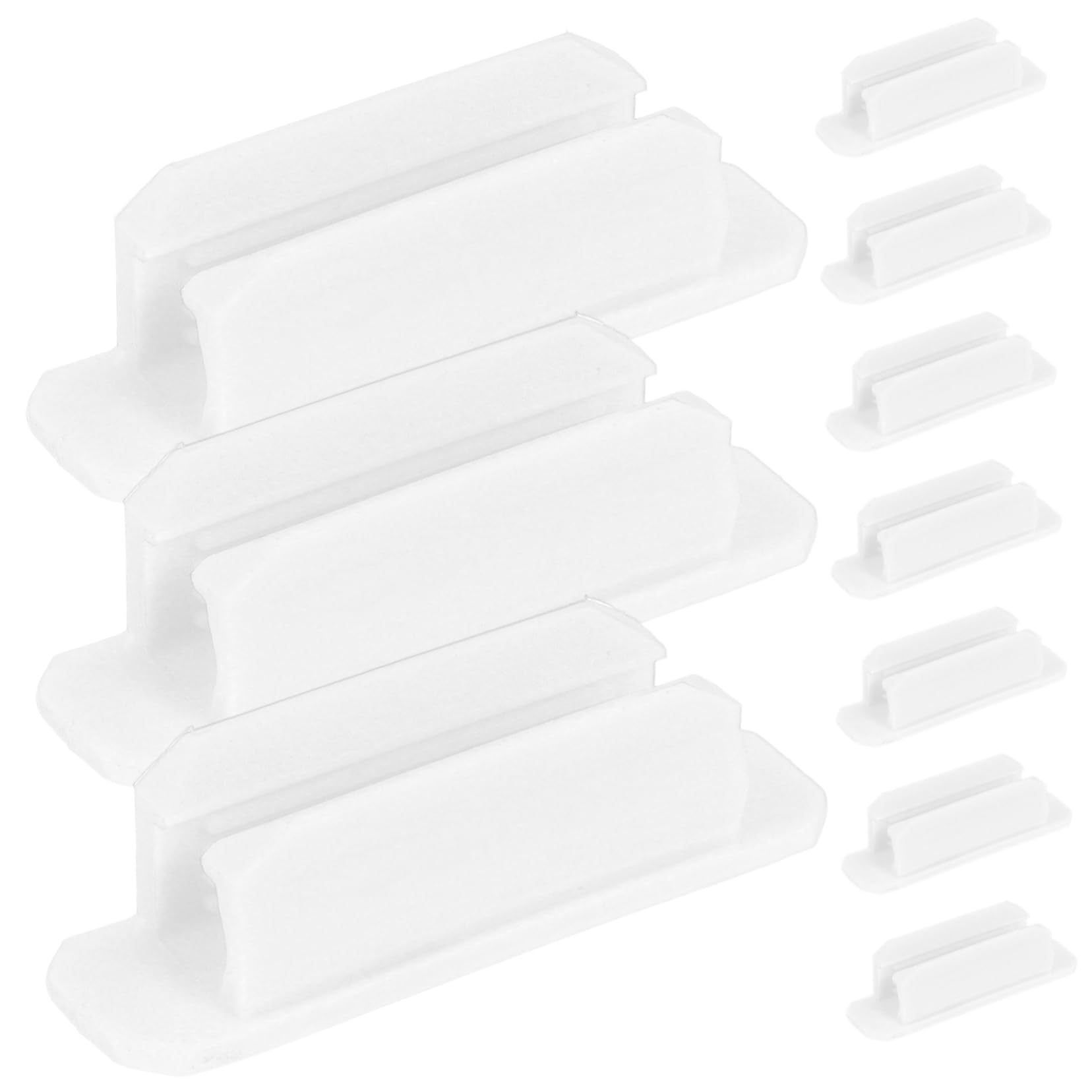 Beavorty 50 Teiliges Stifthalter Set Stiftbefestigungsschnalle Bleistifthalter Stiftklemme Für Selbstklebende Stifthalter Schreibtisch Clips Schreibtisch Marker