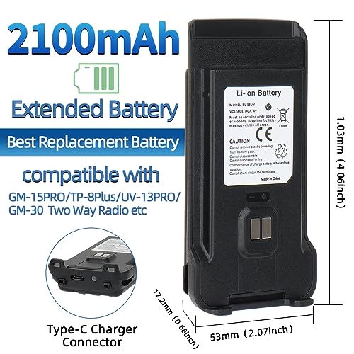 image for BAOFENG GM-15 Pro GMRS Radio 8W (Upgrade of UV-5R),NOAA Weather Receiv