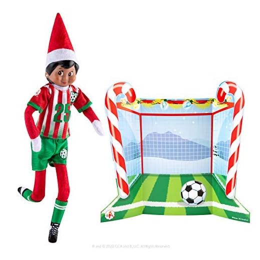The Elf on the Shelf Claus Couture North Pole Goal & Gear - Un Elfo Scout no está Incluido | Elf on The Shelf Clothes, Ideas, Accessories and Props in Santa's Christmas Store