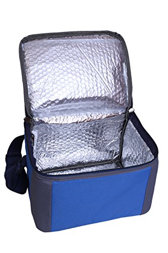 Image of BagsRUs Polyester Insulated Portable Cooler Bag with Free Ice Pack, 11L, Royal Blue