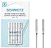 Produktbild SCHMETZ Nähmaschinennadeln I 5 Super Stretch-Nadeln I Nadeldicken 75/11-90/14 I Sortiert I HAx1SP I für die Verarbeitung elastischer Stoffen mit dickeren Nähfäden