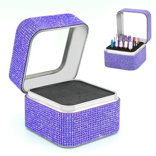 Boîtier porte-embouts manucure pour ne plus perdre vos fraises de ponceuse et stopper la poussière
