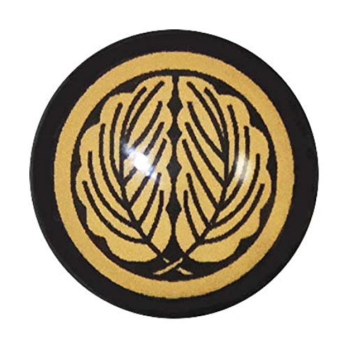 家紋 ピンバッジ 丸に抱き柏 ピンズ 家紋