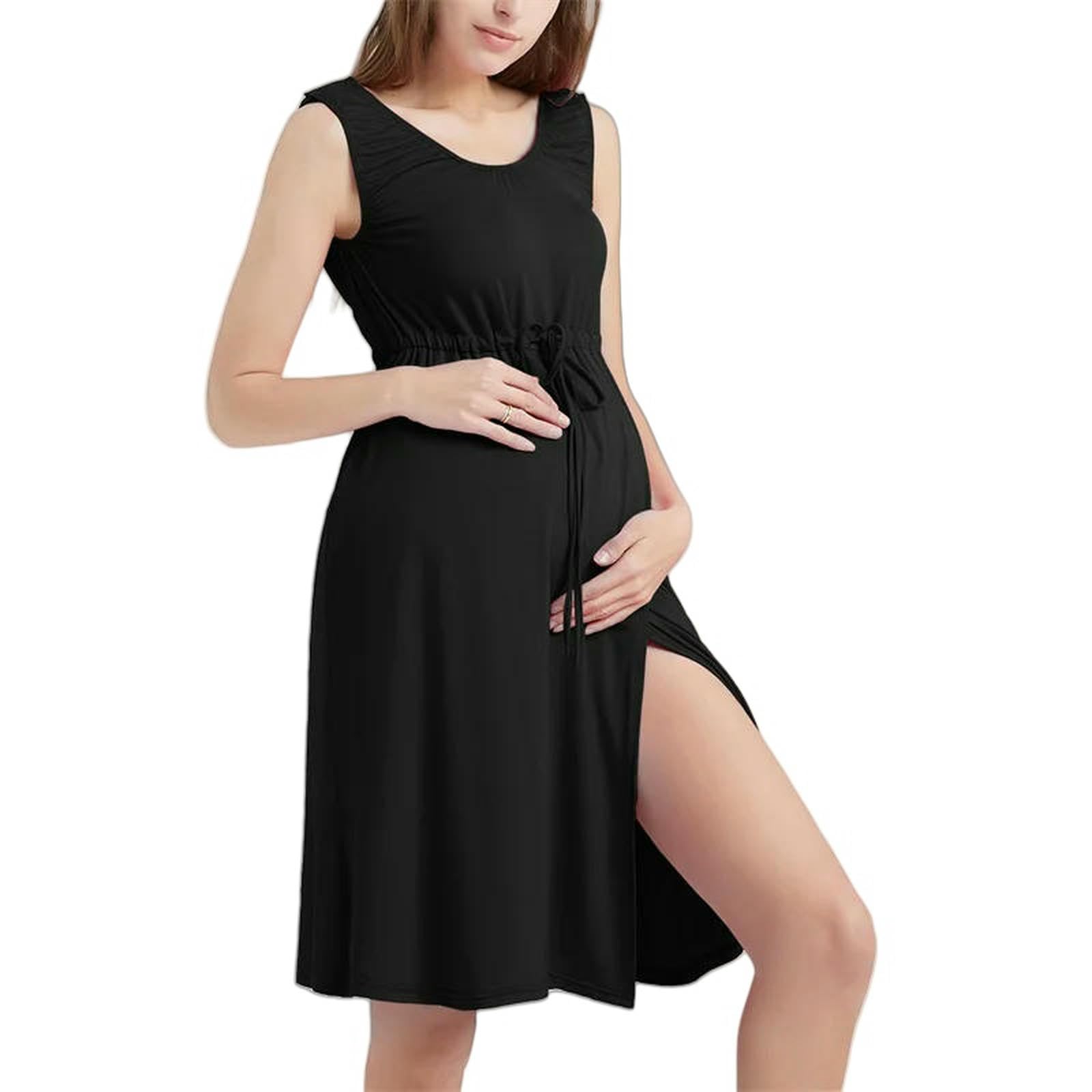 Maternità Consegna Pjs Maternità Consegna Lavoro Camicia da notte Infermieristica Indumenti da notte 3 In 1 Donne incinte Allattamento Camicia da Notte Pigiama Parto