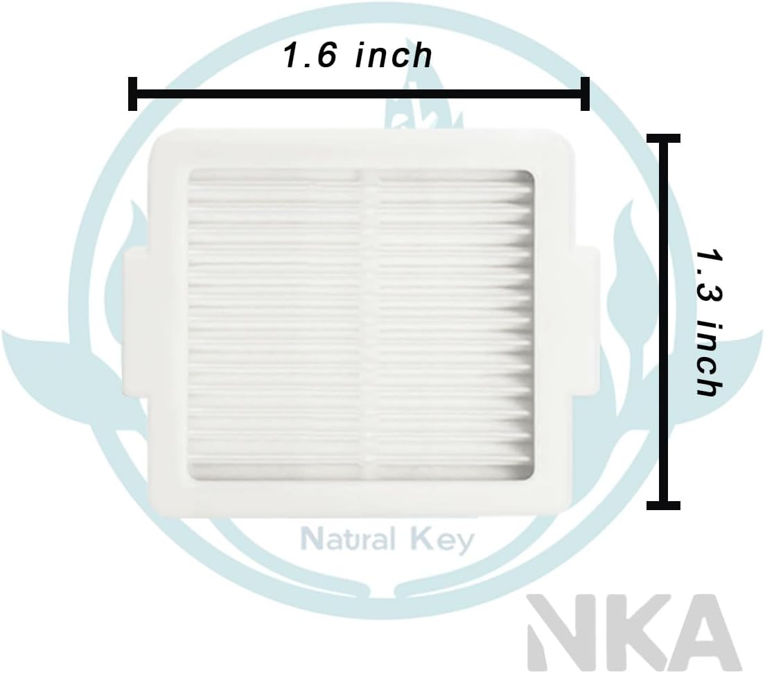 Premium HEPA Filter Replacement Compatible with Breathe Pure Plus Air Purifier, Captures 80% of 0.3 Micron Particles, Pack of 12 with brush