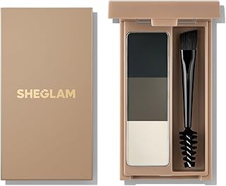 SHEGLAM Paleta de cejas de soplo en polvo, im...