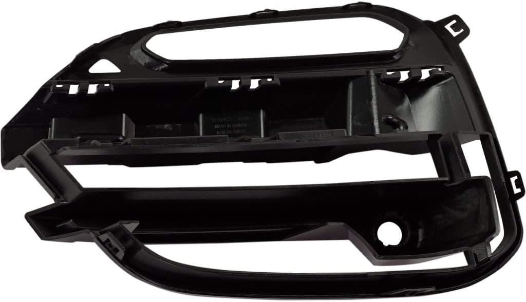 For BMW X3 2018 2019 2020 2021 Bumper Cover Grille Passenger Side | Front | Lower | w/Park | Textured/Gloss Black | Made of ABS Plastic | Replacement For BM1039209 | 51117420872