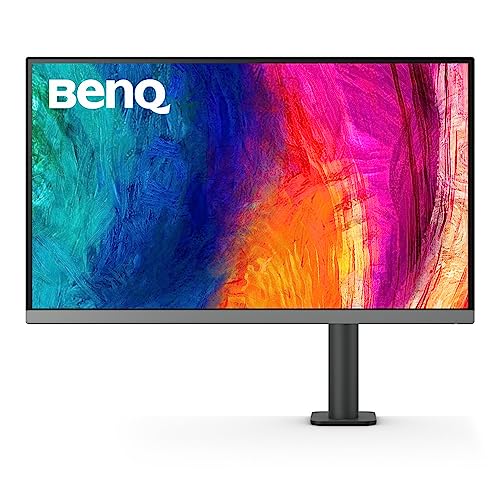 Image of BenQ PD2706UA Ergo Arm Mac-Ready 27 inch 4K UHD, 95% P3, 99% Rec.709 & sRGB, IPS, Built-in Ergo Arm, ICCSync, Uniformity, Delta E≤3, Factory-Calibrated, AQCOLOR, Pantone, USB-Hub, USB-C (90W)