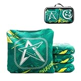 Overload 2025 - ACL PRO Cornhole Bags - 1x4 Cornhole Säcke - American Cornhole League - Offiziell Zertifiziert (Grün)
