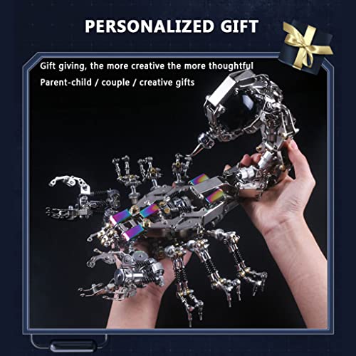 Puzzle interagibili a Forma di Scorpione per Adulti 1000 Pezzi e Oltre Puzzle 3D in Metallo con Altoparlante Bluetooth Puzzle 3D per Tempo Innovativo